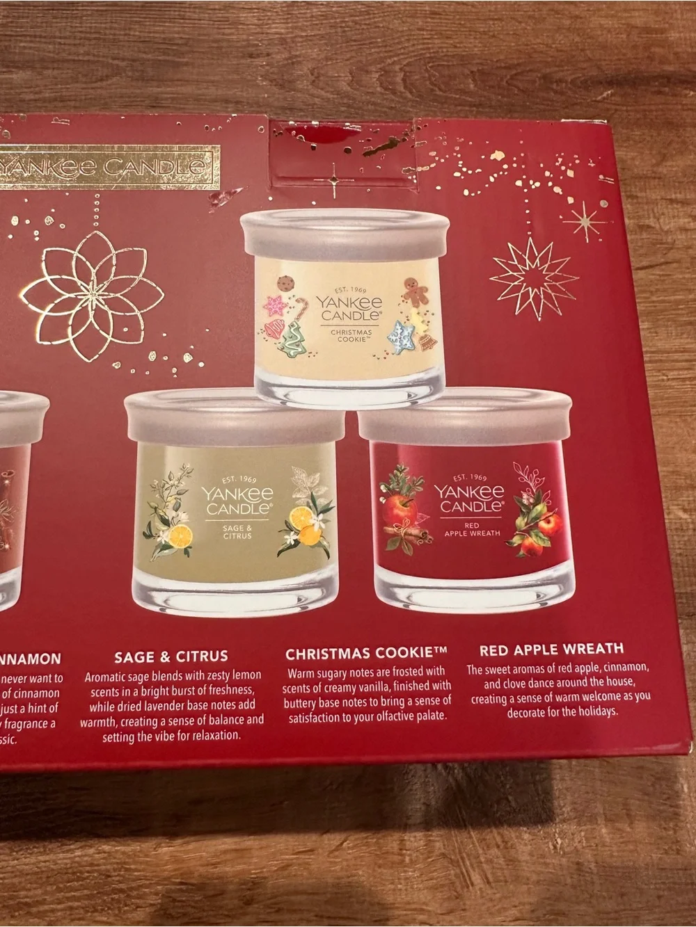 NIB Yankee Candle Holiday Candle Variety, 4.3 Ounce (Pack of 6)